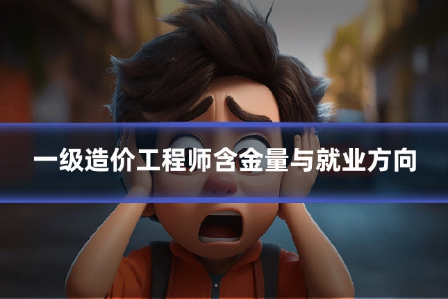 一级造价工程师含金量与就业方向