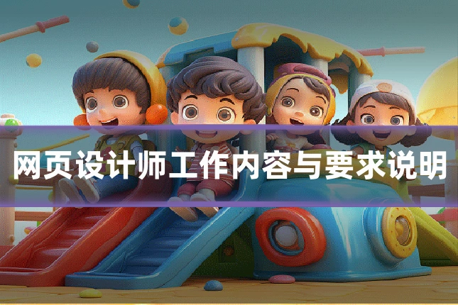 网页设计师工作内容与要求说明