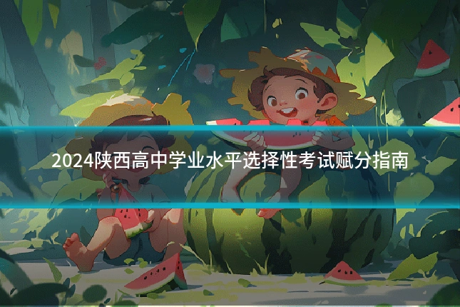 2024陕西高中学业水平选择性考试赋分指南