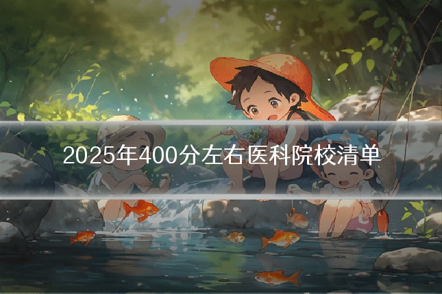 2025年400分左右医科院校清单