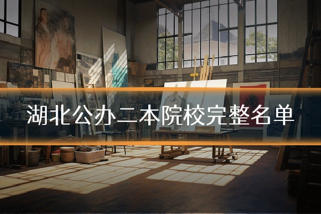 湖北公办二本院校完整名单