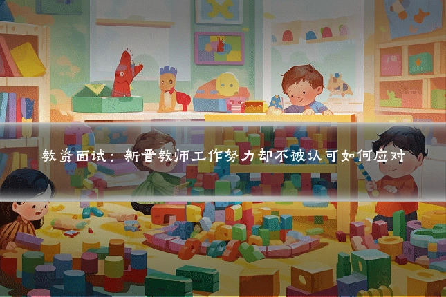 教资面试:新晋教师工作努力却不被认可如何应对