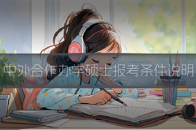 中外合作办学硕士报考条件说明