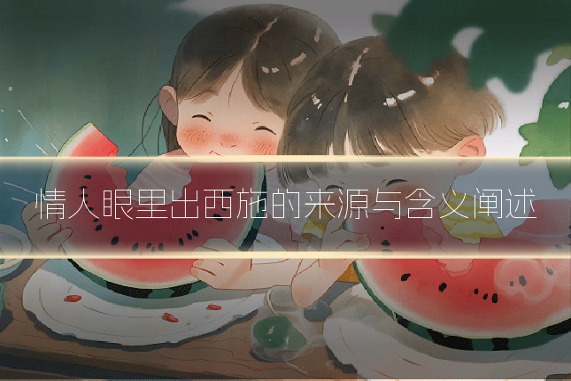 情人眼里出西施的来源与含义阐述