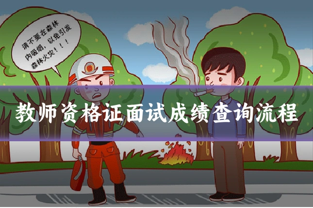 教师资格证面试成绩查询流程