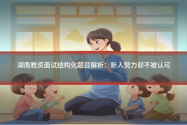 湖南教资面试结构化题目解析:新人努力却不被认可