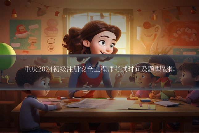 重庆2024初级注册安全工程师考试时间及题型安排