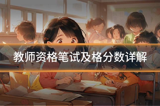 教师资格笔试及格分数详解