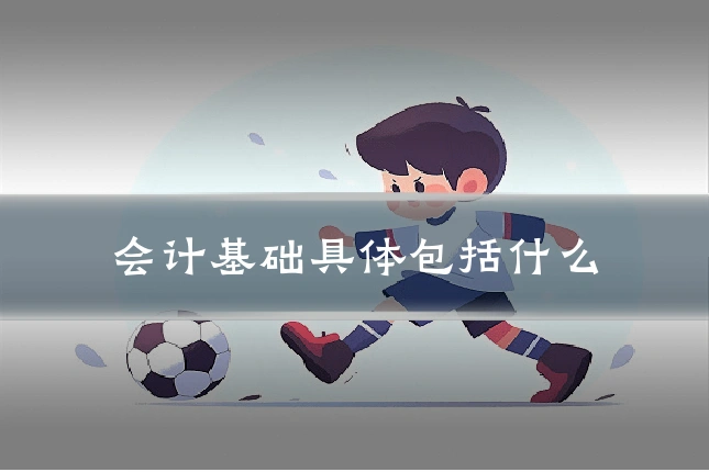 会计基础具体包括什么