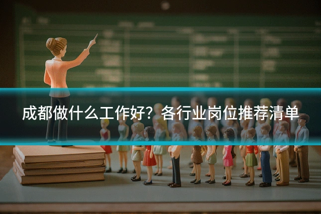 成都做什么工作好?各行业岗位推荐清单