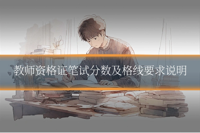 教师资格证笔试分数及格线要求说明
