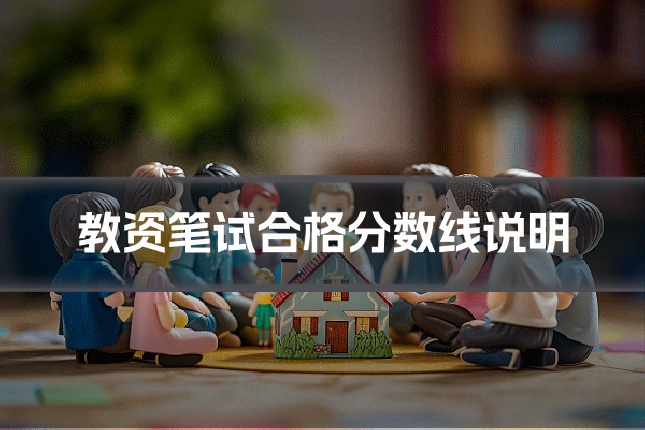 教资笔试合格分数线说明