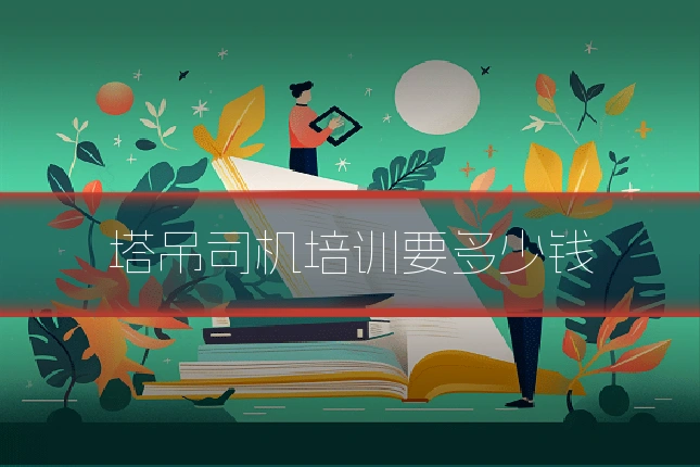 塔吊司机培训要多少钱