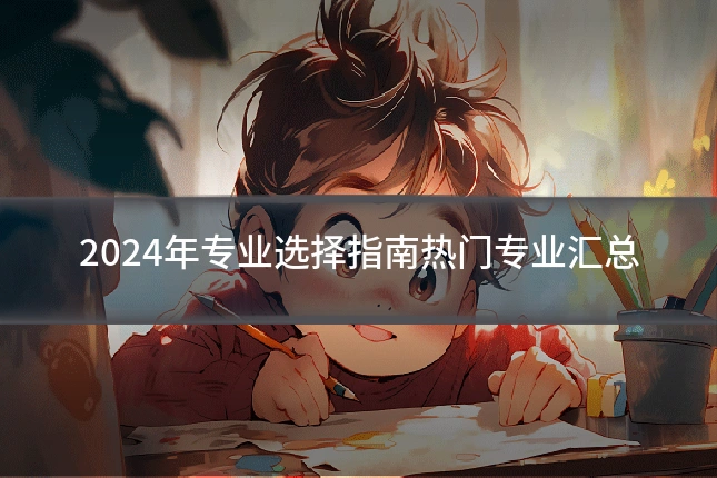 2024年专业选择指南热门专业汇总
