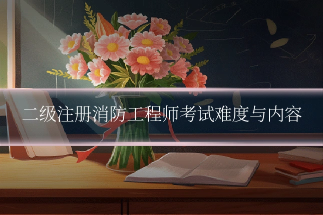 二级注册消防工程师考试难度与内容