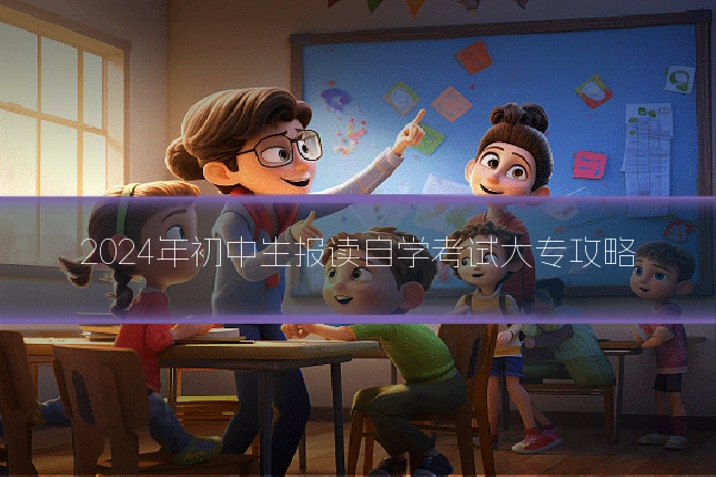 2024年初中生报读自学考试大专攻略