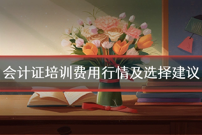 会计证培训费用行情及选择建议