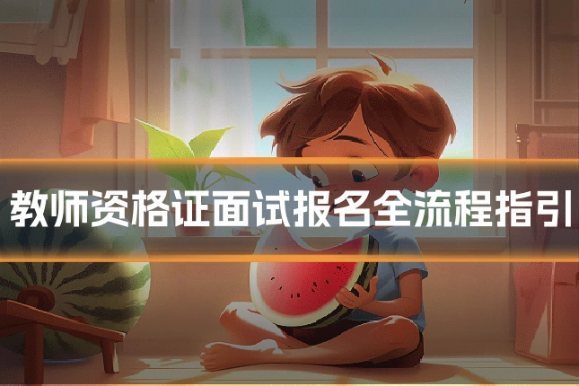 教师资格证面试报名全流程指引