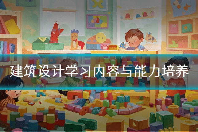 建筑设计学习内容与能力培养