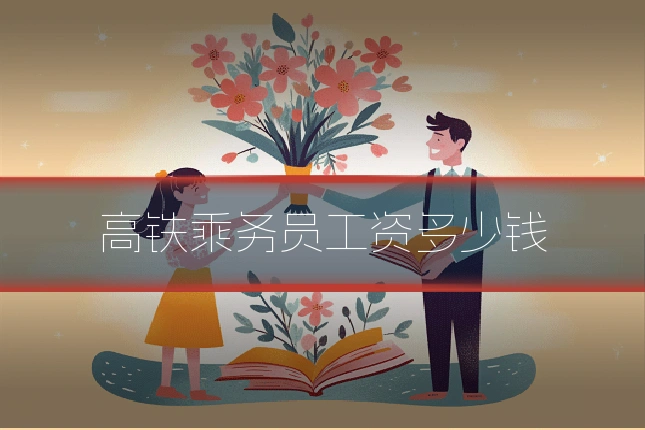 高铁乘务员工资多少钱