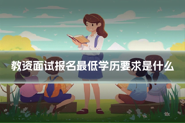 教资面试报名最低学历要求是什么