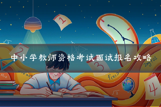 中小学教师资格考试面试报名攻略