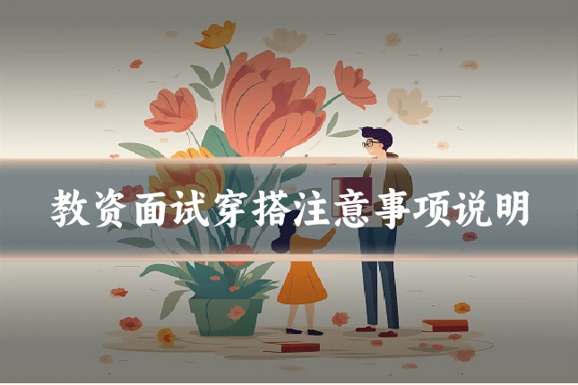 教资面试穿搭注意事项说明