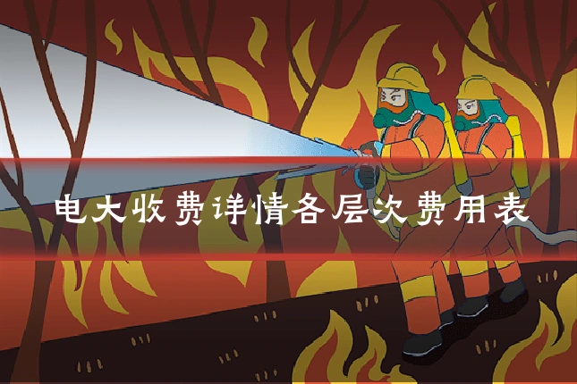 电大收费详情各层次费用表