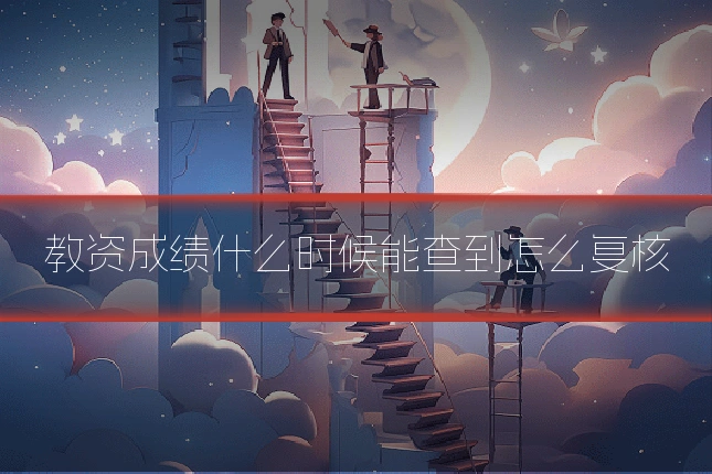 教资成绩什么时候能查到怎么复核