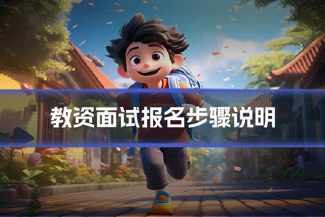 教资面试报名步骤说明