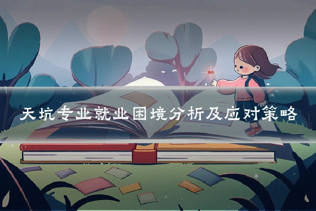天坑专业就业困境分析及应对策略