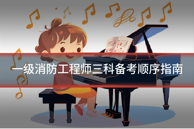 一级消防工程师三科备考顺序指南