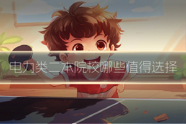 电力类二本院校哪些值得选择