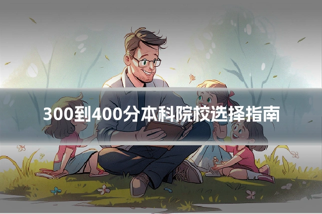 300到400分本科院校选择指南