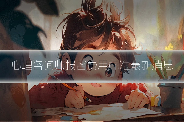 心理咨询师报名费用标准最新消息