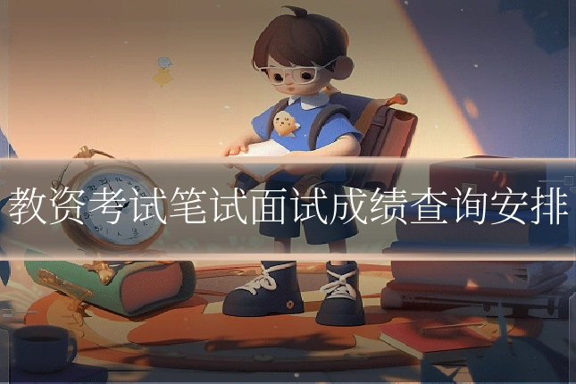 教资考试笔试面试成绩查询安排