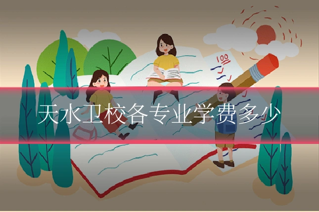 天水卫校各专业学费多少