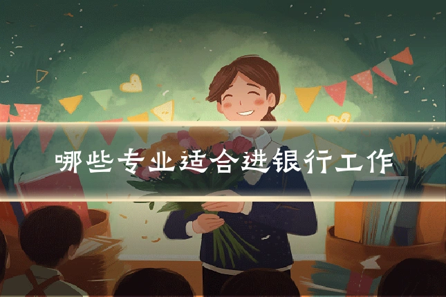 哪些专业适合进银行工作