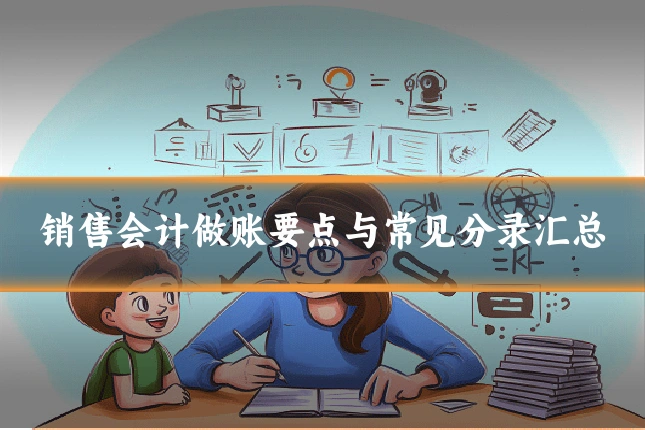 销售会计做账要点与常见分录汇总