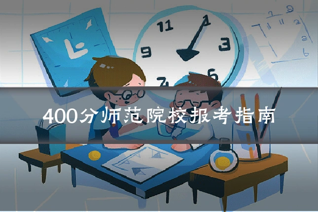 400分师范院校报考指南