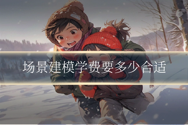 场景建模学费要多少合适