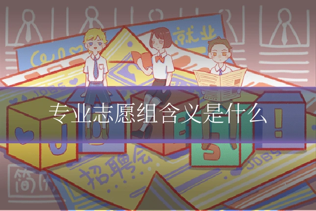 专业志愿组含义是什么