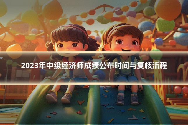 2023年中级经济师成绩公布时间与复核流程