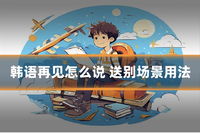 韩语再见怎么说 送别场景用法