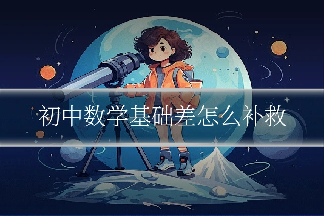 初中数学基础差怎么补救