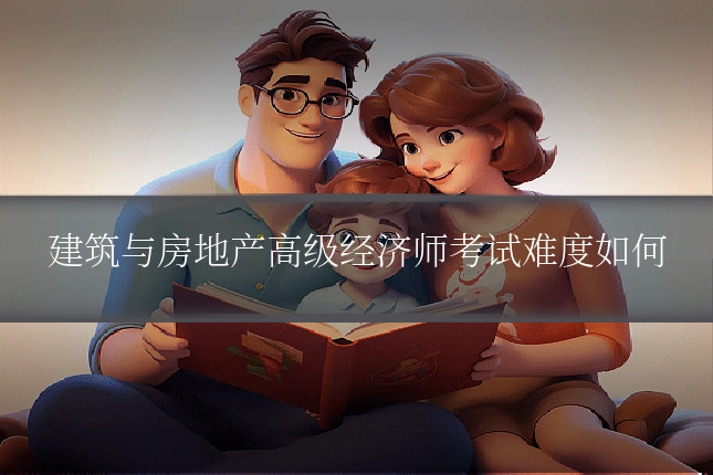 建筑与房地产高级经济师考试难度如何