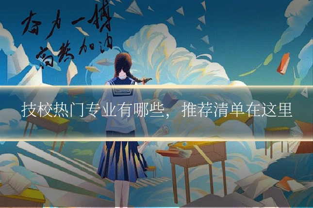 技校热门专业有哪些,推荐清单在这里