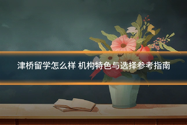 津桥留学怎么样 机构特色与选择参考指南