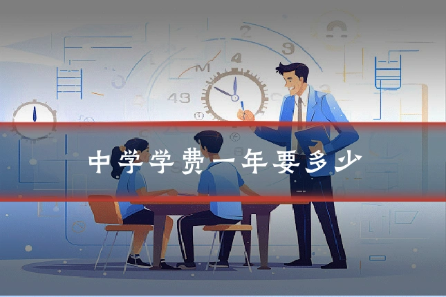 中学学费一年要多少