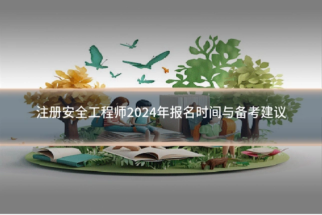 注册安全工程师2024年报名时间与备考建议